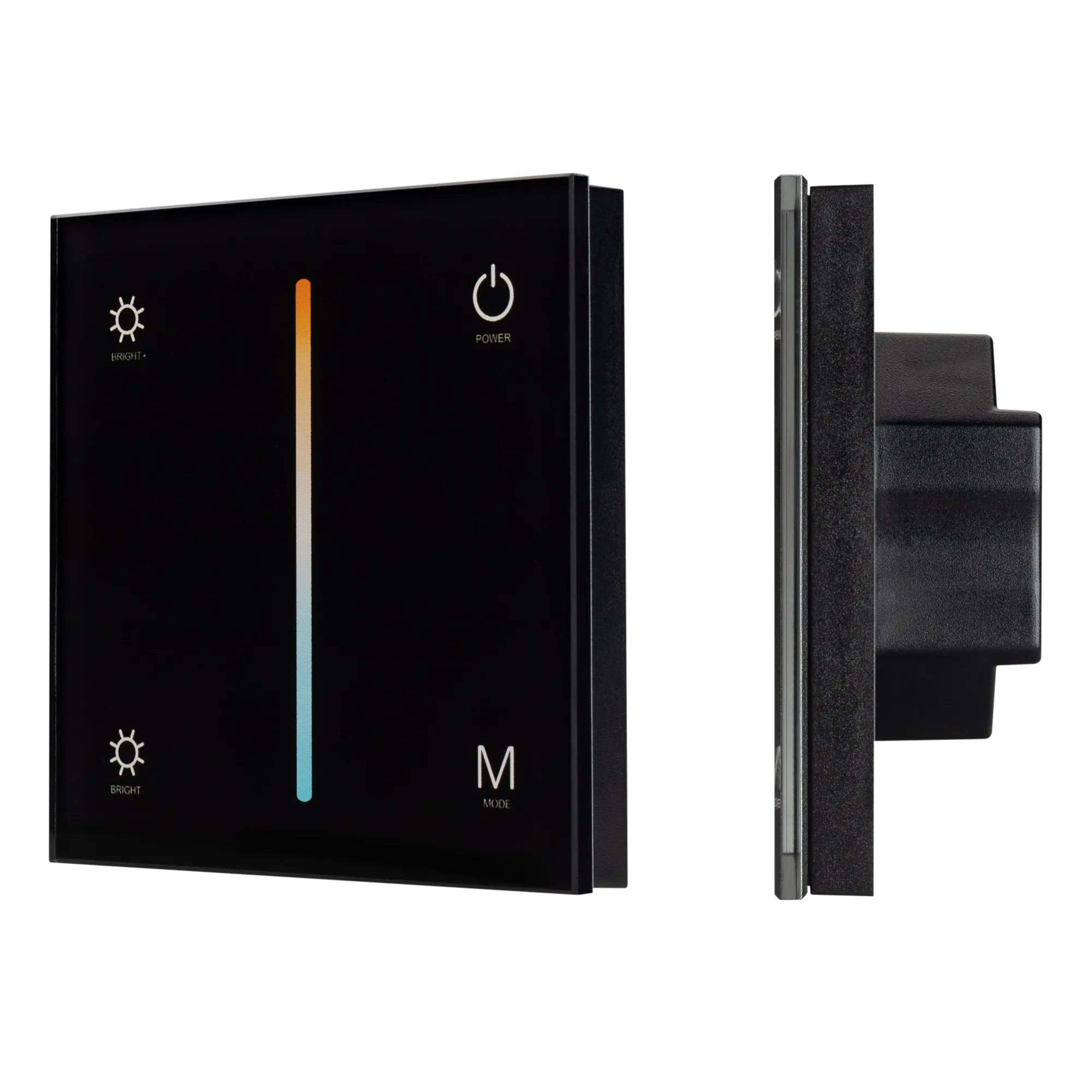 Панель SMART-P21-MIX-G-IN Black (12-24V, 4x3A, Sens, 2.4G) (Arlight, IP20 Пластик, 5 лет) - изображение товара