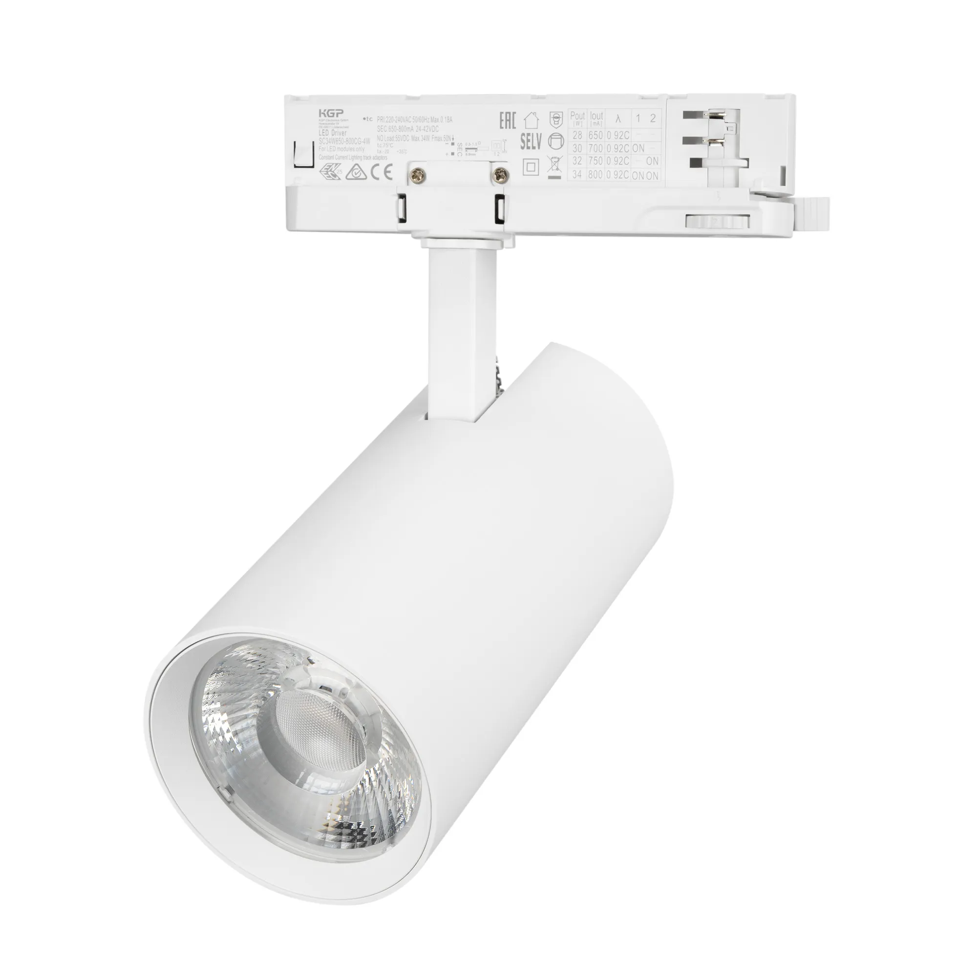 Светильник LGD-GERA-4TR-R90-40W Day4000 (WH, 24 deg, 230V) (Arlight, IP20 Металл, 5 лет) - изображение товара