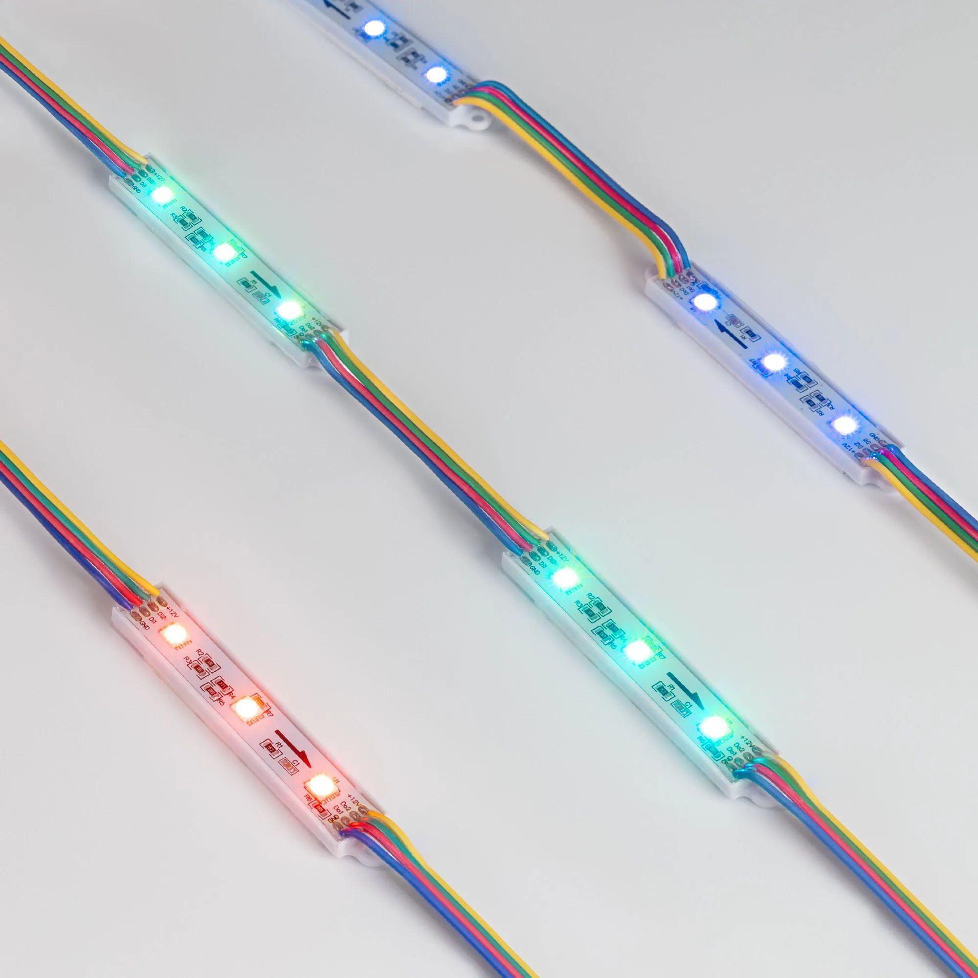 Модуль управляемый SPI-B3 12V RGB-RAM (0.6W, IP66, 120 deg) (Arlight, Пластик, 3 года) - изображение товара