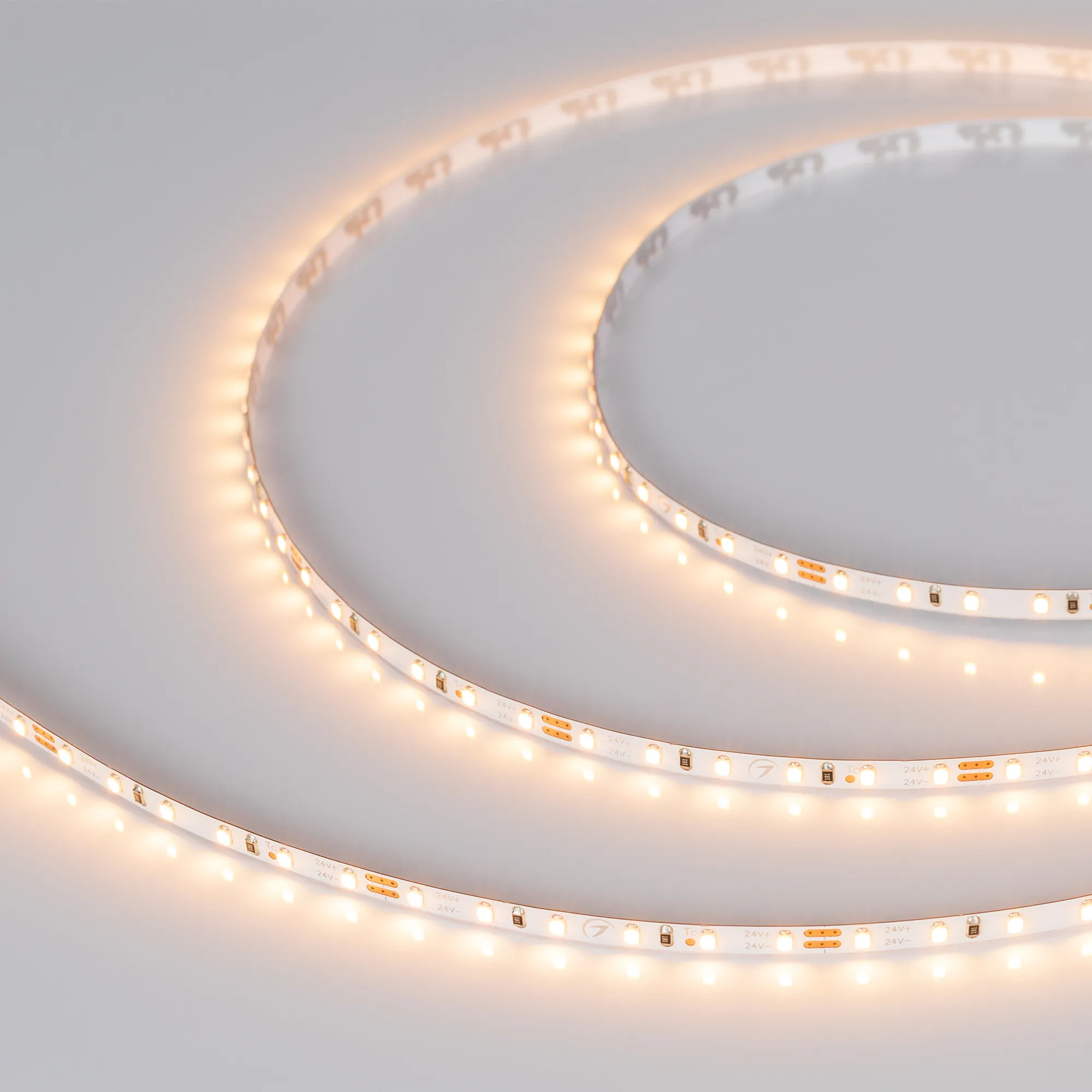 Лента светодиодная MICROLED-M120-4mm 24V Warm2700 (9.6 W/m, IP20, 2216, 5m) (Arlight, 9.6 Вт/м, IP20)