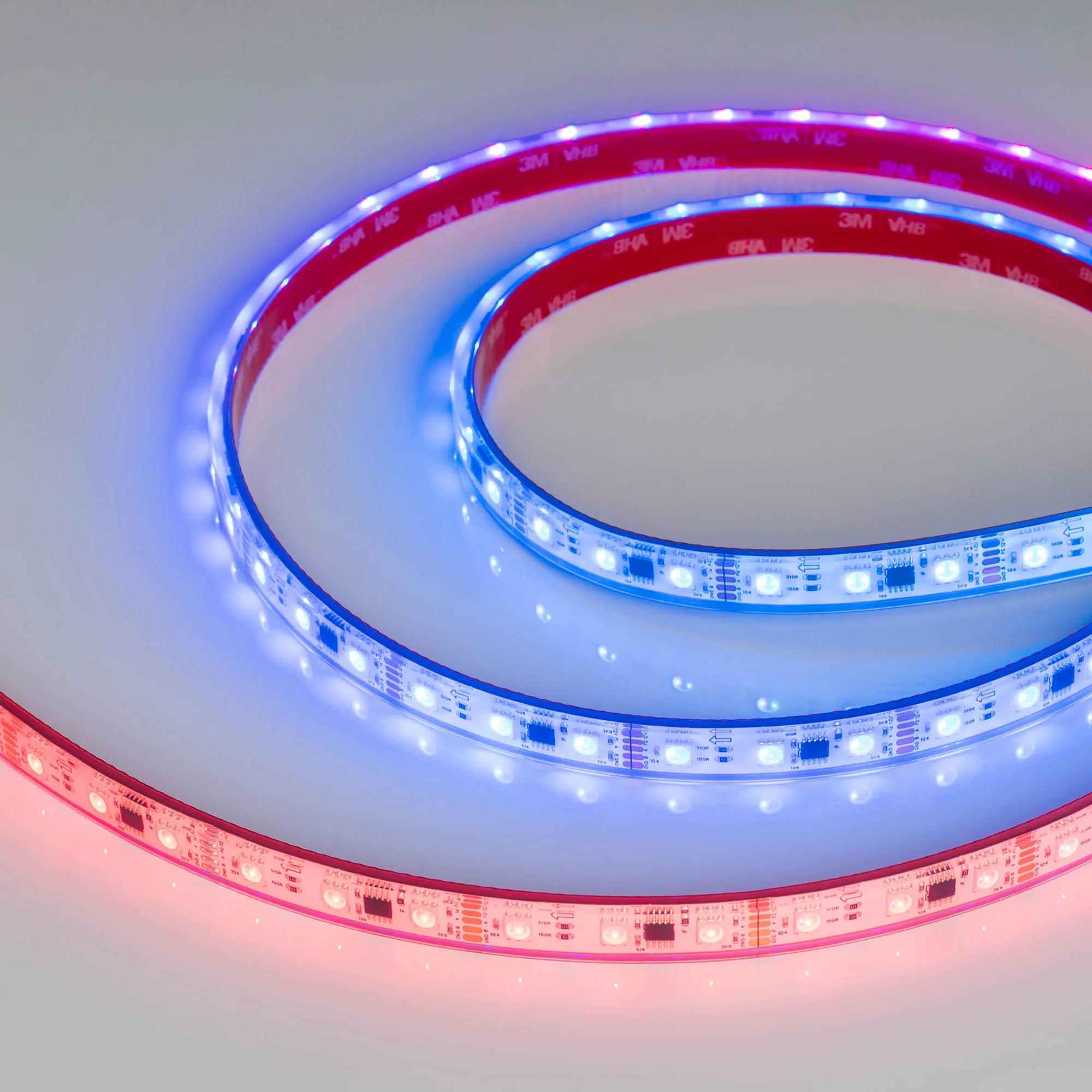 Лента светодиодная герметичная DMX-PS-B60-12mm 12V RGB-PX3 (14 W/m, IP67, 5060, 5m) (Arlight, -) - изображение товара