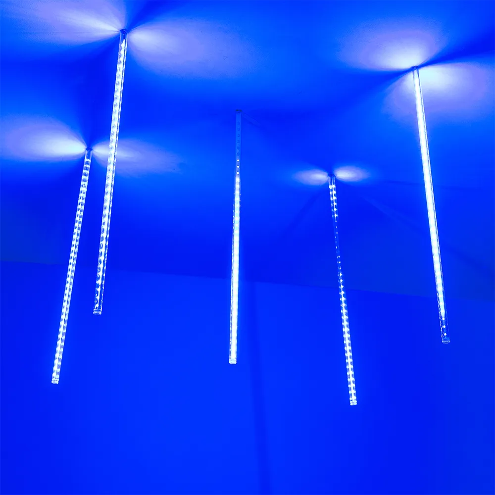 Светодиодная гирлянда ARD-ICEFALL-CLASSIC-D12-500-5PCS-CLEAR-72LED-LIVE BLUE (230V, 6W) (Ardecoled, IP65) - изображение товара