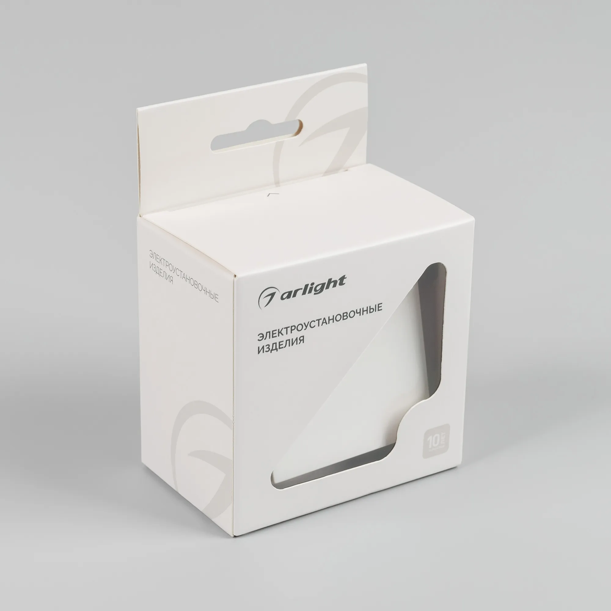 Механизм выключателя одноклавишный непроходной SWT-MK01-PL-WH-V (250V, 10A) (Arlight, -)