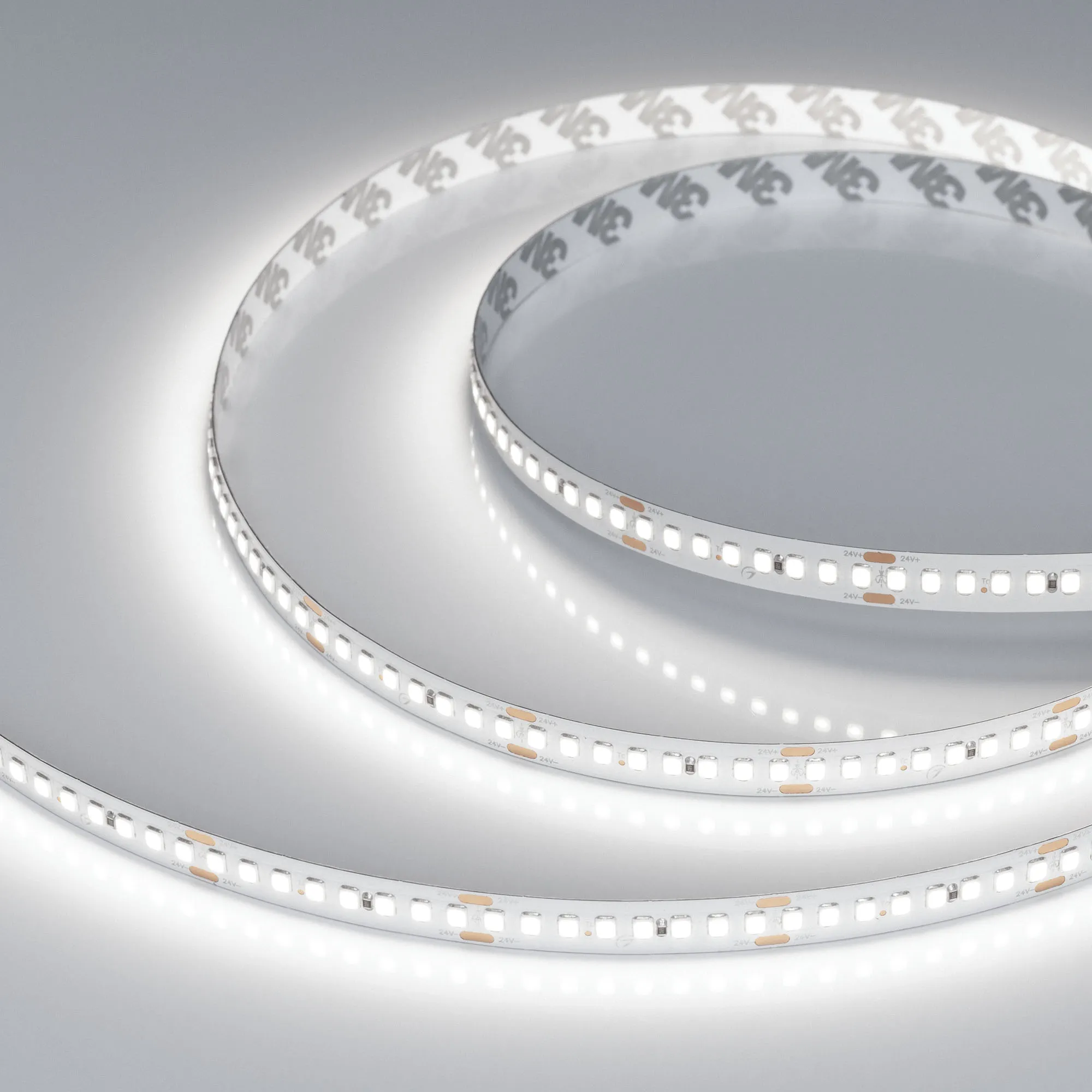 Лента светодиодная RT-A192-10mm 24V White6000 (17.6 W/m, IP20, 2835, 5m) (Arlight, высок.эфф.150 лм/Вт) - изображение товара