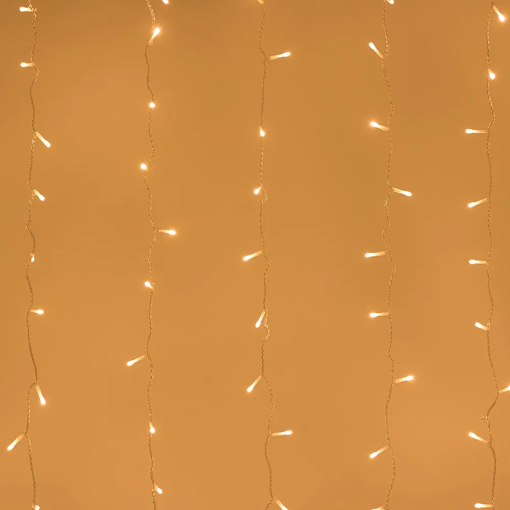 Светодиодная гирлянда ARD-CURTAIN-HOME-1500x1500-CLEAR-144LED Warm (230V, 6W) (Ardecoled, IP20) - изображение товара