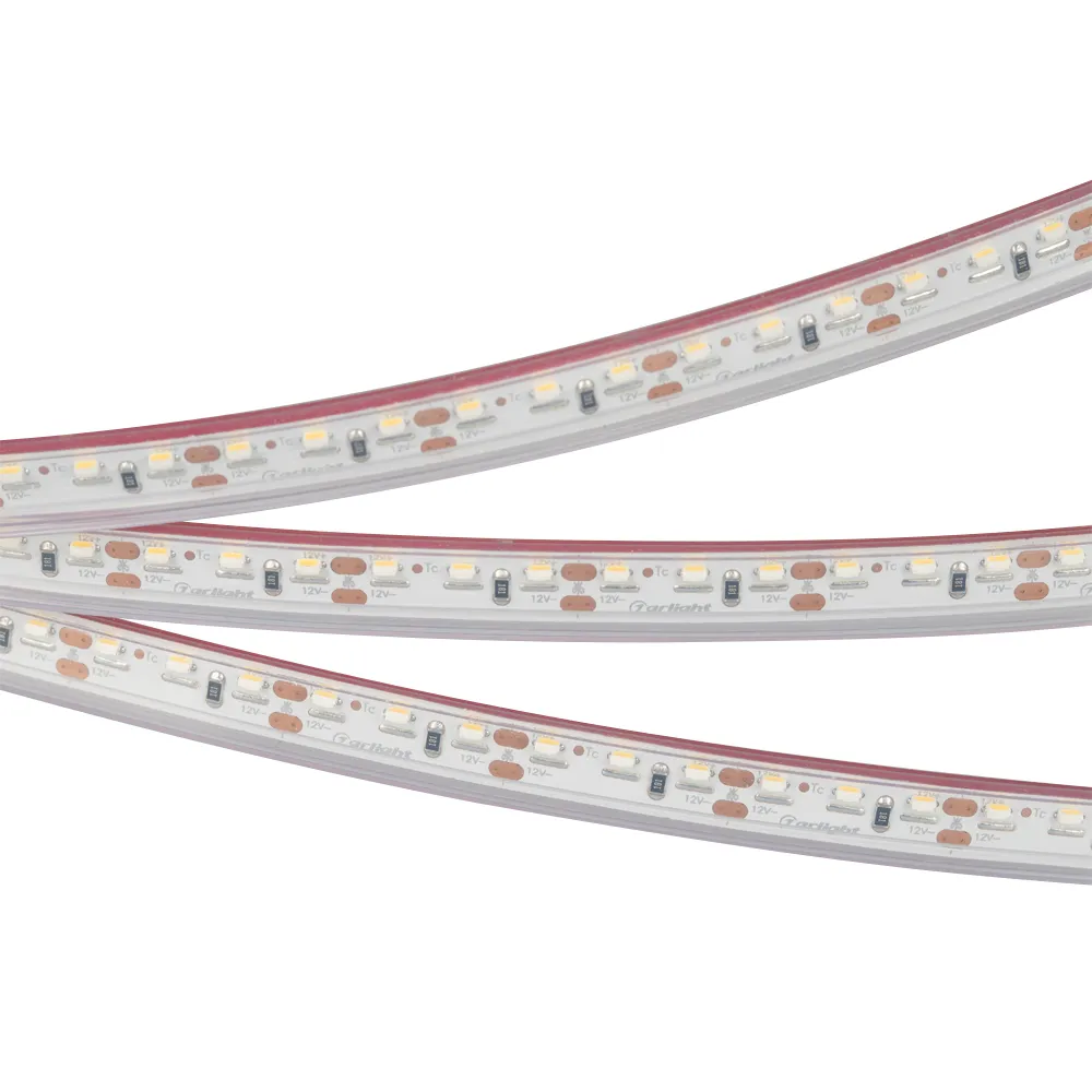 Лента светодиодная RSW 2-5000P 12V Cool 10K 2x (3014, 120 LED/m, LUX) (Arlight, 9.6 Вт/м, IP66)