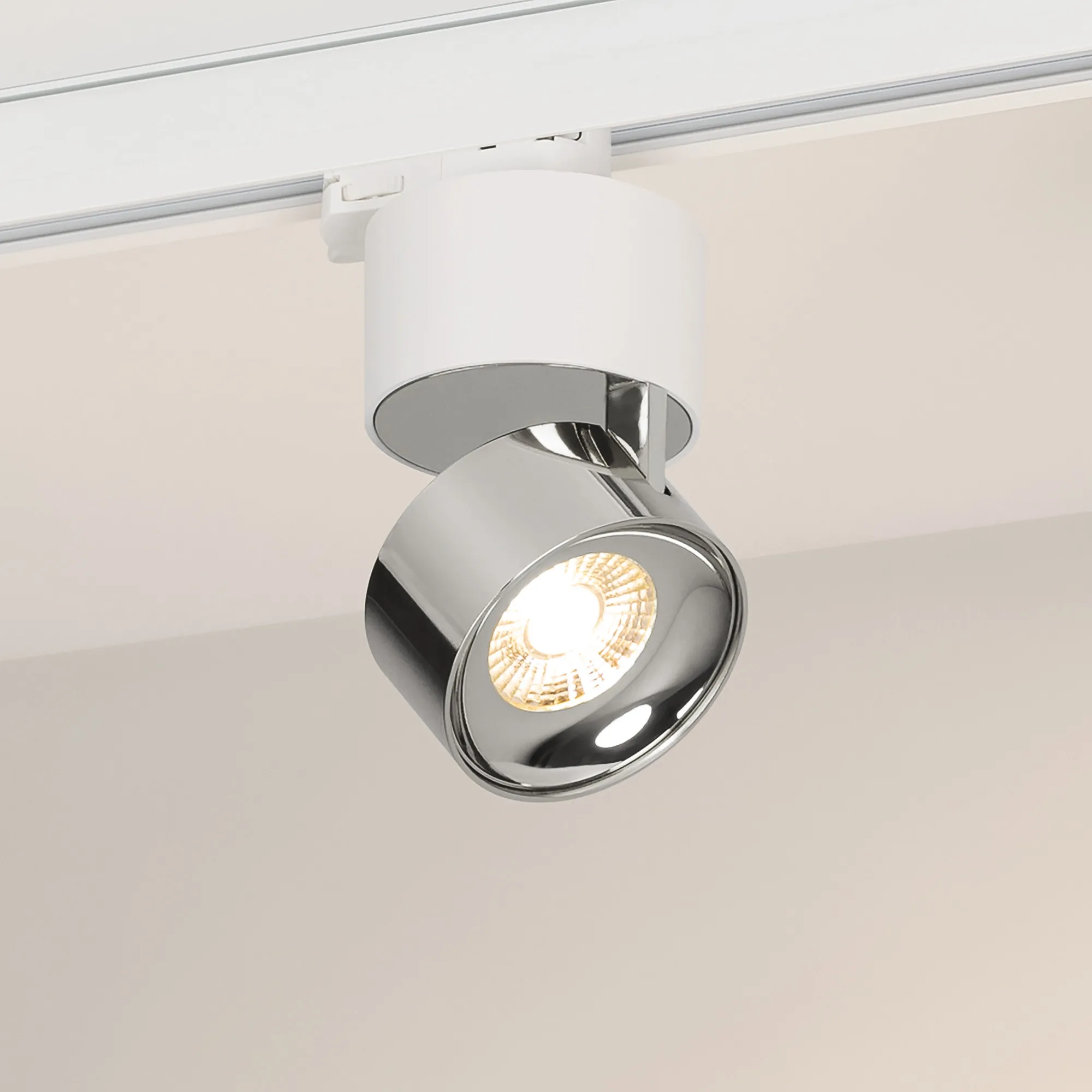 Светильник SP-PLURIO-TRACK-4TR-R77-9W Day4000 (WH-CHR, 36 deg, 230V) (Arlight, IP20 Металл, 3 года) - изображение товара