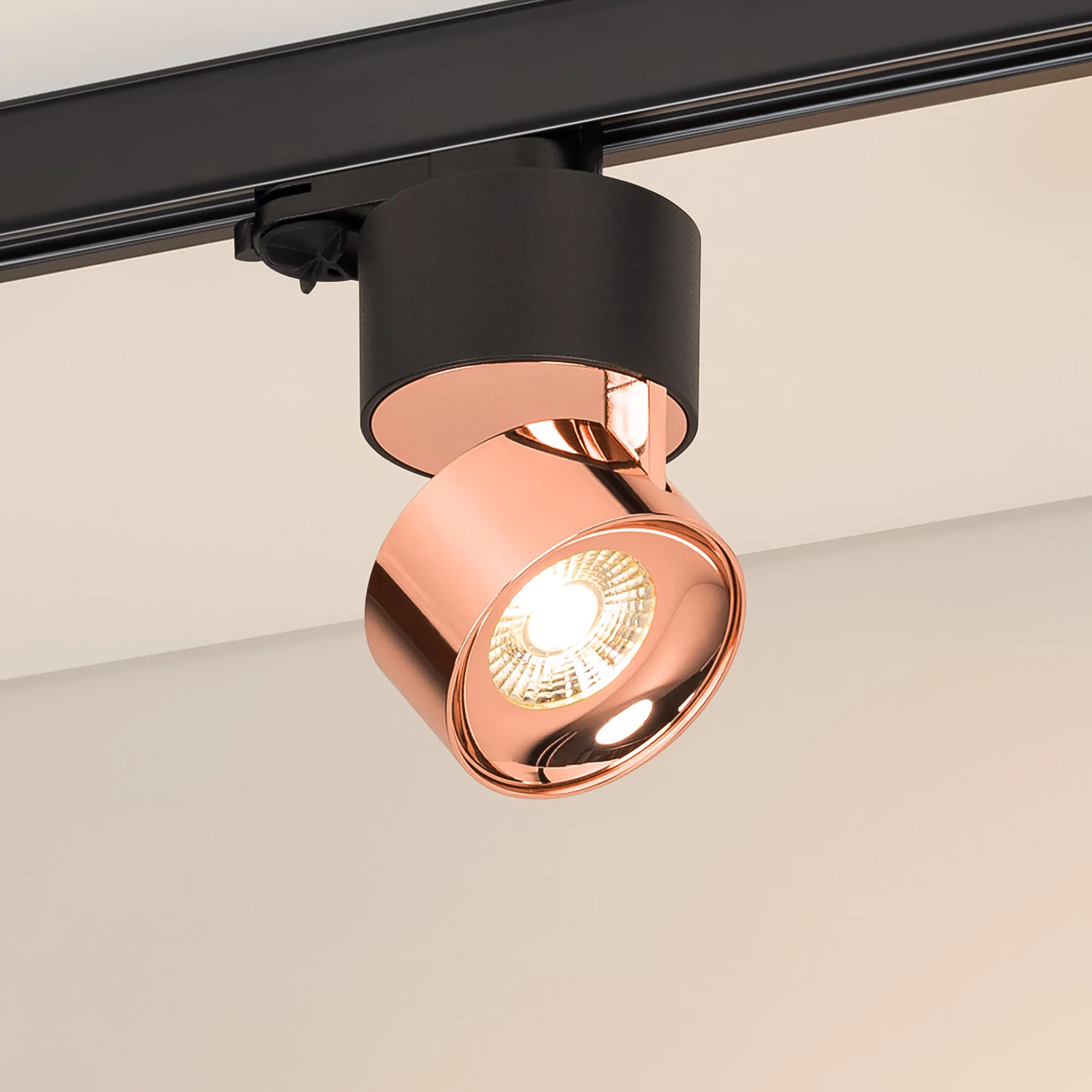 Светильник SP-PLURIO-TRACK-4TR-R77-9W Warm3000 (BK-COP, 36 deg, 230V) (Arlight, IP20 Металл, 3 года) - изображение товара