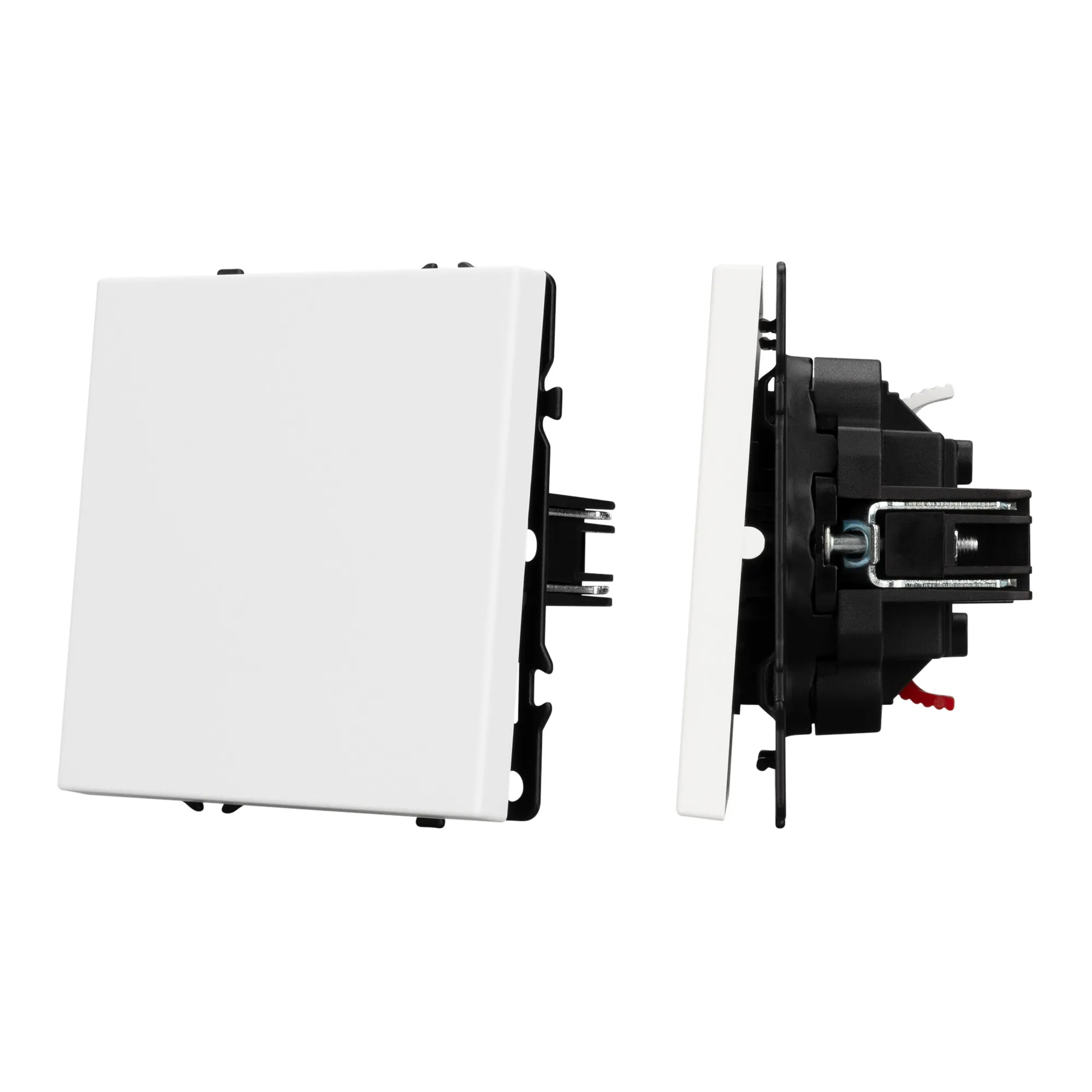 Механизм звонкового выключателя SWT-NOBE-MKR1-SFPL-WH (230V, 10A) (Arlight, Белый кварц) - изображение товара
