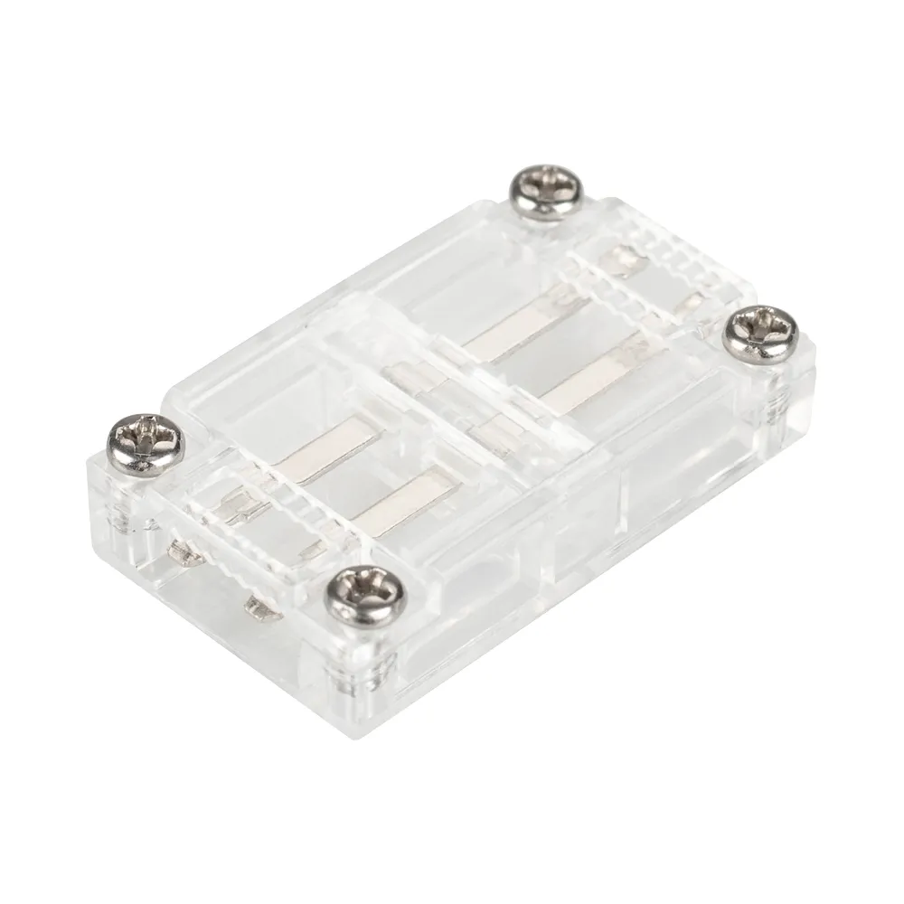 Коннектор прямой для ленты ARL-50000PV (15.5x6mm) прозрачный (Arlight, Пластик) - изображение товара