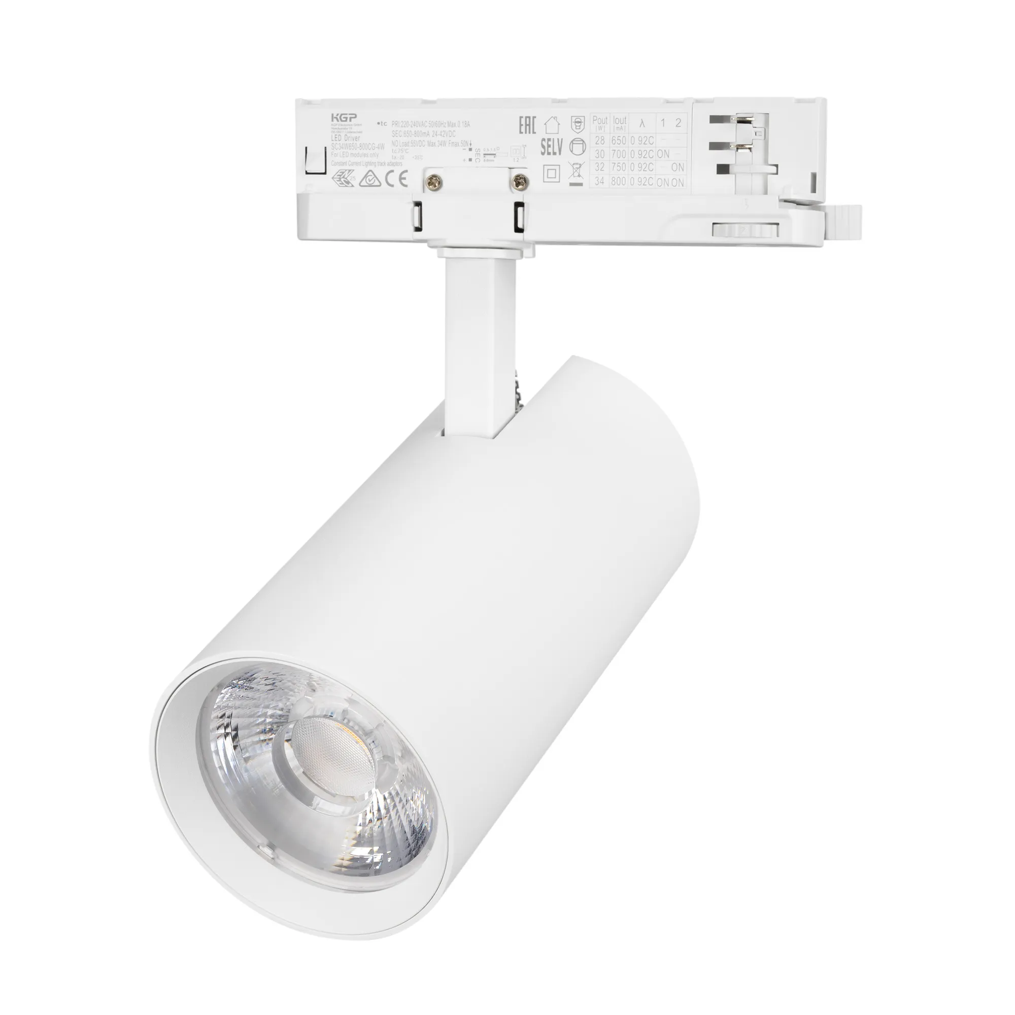 Светильник LGD-GERA-4TR-R90-30W Warm3000 (WH, 15 deg, 230V) (Arlight, IP20 Металл, 5 лет) - изображение товара