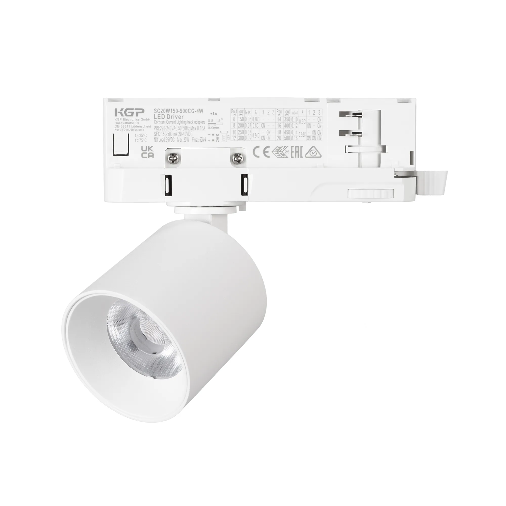 Светильник LGD-DYKE-4TR-R60-8W Warm3000 (WH, 20 deg, 230V, TRIAC) (Arlight, IP20 Металл, 5 лет)