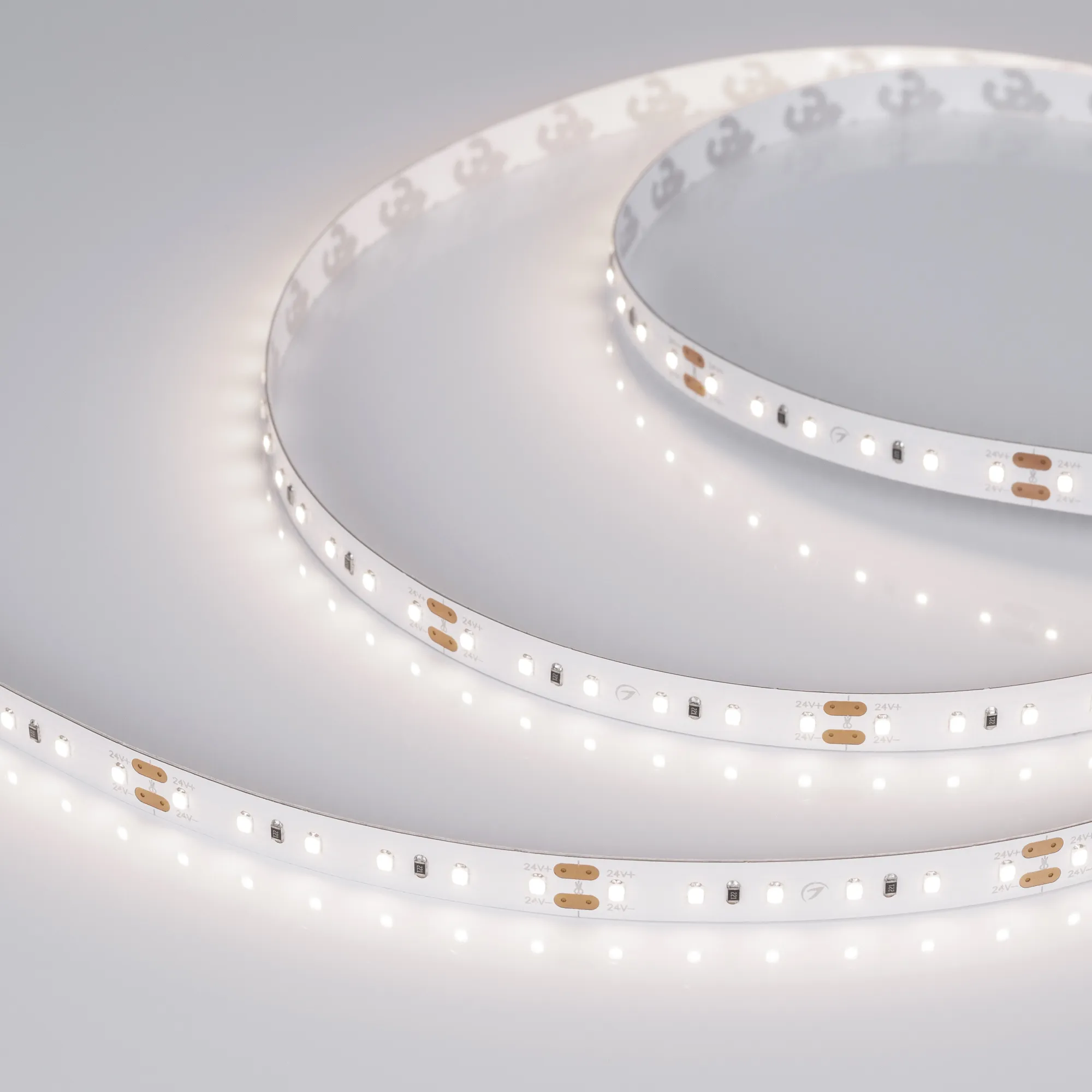 Лента светодиодная MICROLED-M120-8mm 24V Day4000 (6.5 W/m, IP20, 2216, 5m) (Arlight, Открытый)