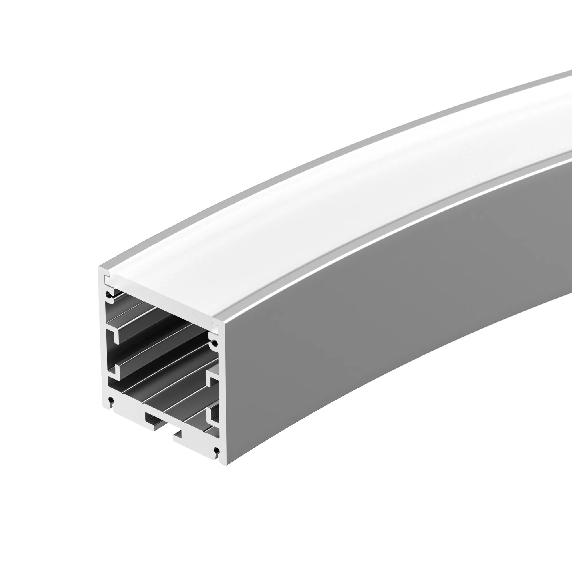 Профиль SL-ARC-3535-D800-A90 SILVER (630мм, дуга 1 из 4) (Arlight, Алюминий) - изображение товара