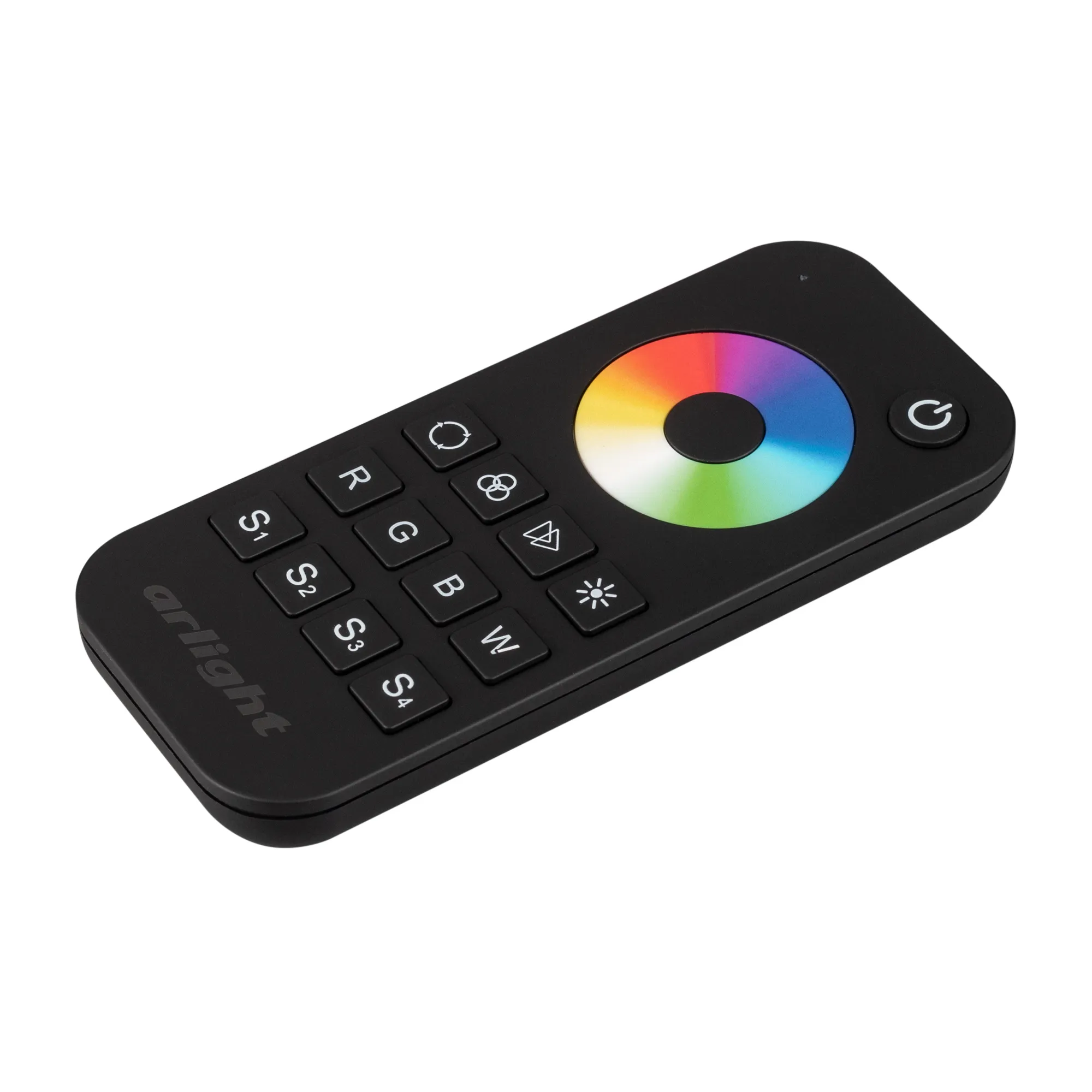 Пульт SMART-R28-RGBW Black (1 зона, 2.4G) (Arlight, IP20 Пластик, 5 лет) - изображение товара