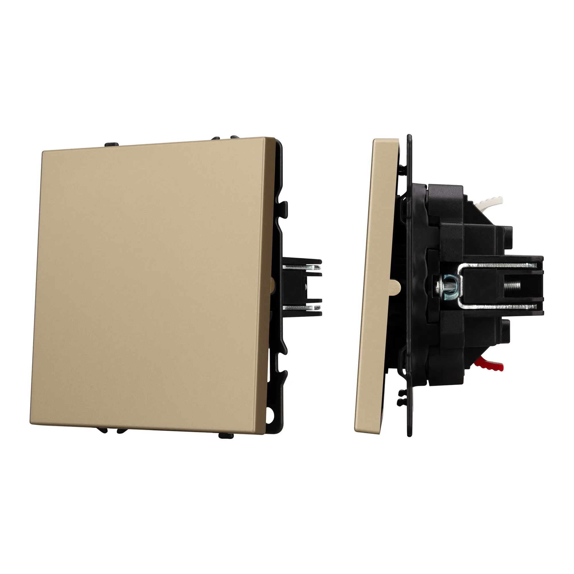 Механизм звонкового выключателя SWT-NOBE-MKR1-SFPL-GD (230V, 10A) (Arlight, Золотой песок) - изображение товара
