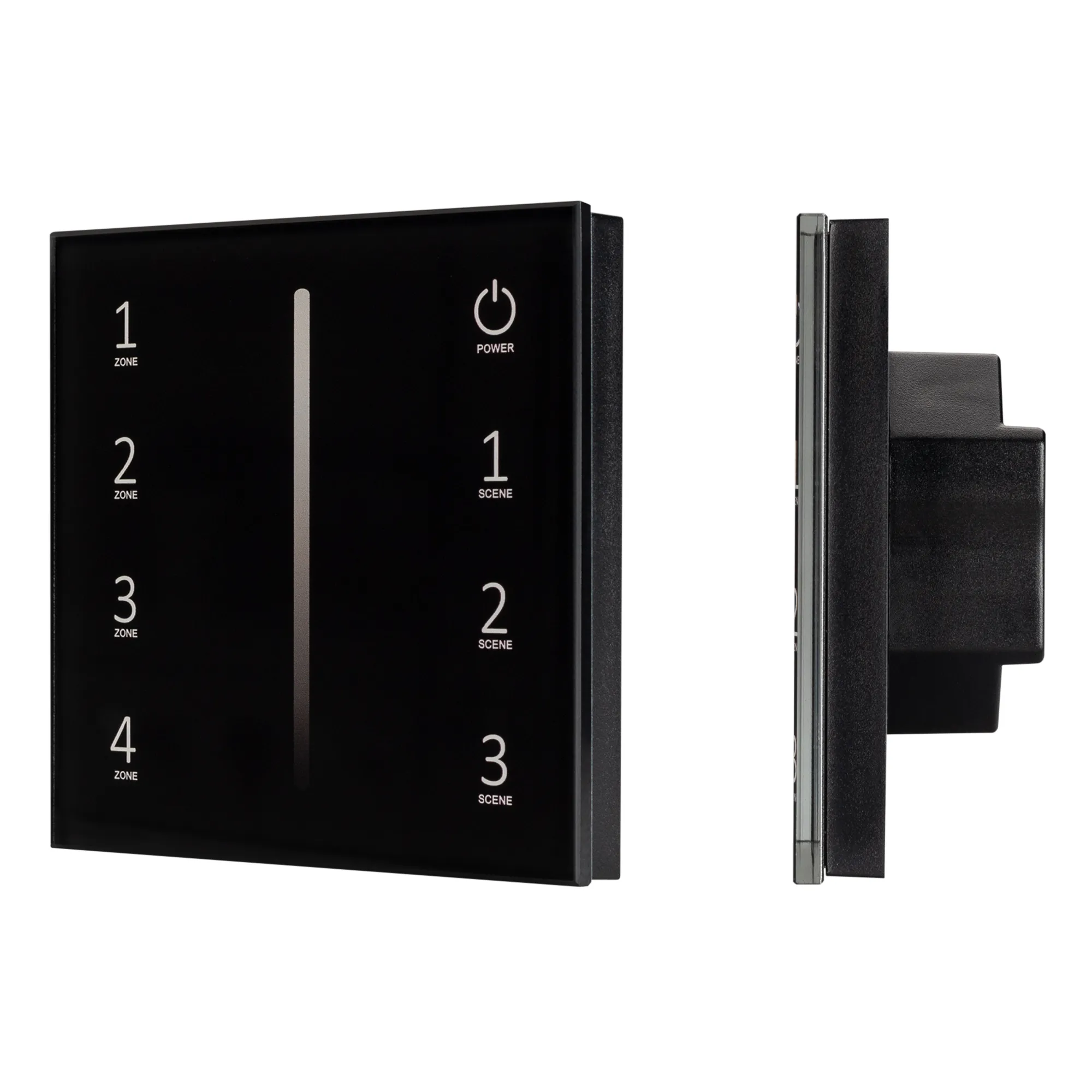 Панель SMART-P34-DIM-IN Black (230V, 0-10V, Sens, 2.4G) (Arlight, IP20 Пластик, 5 лет) - изображение товара