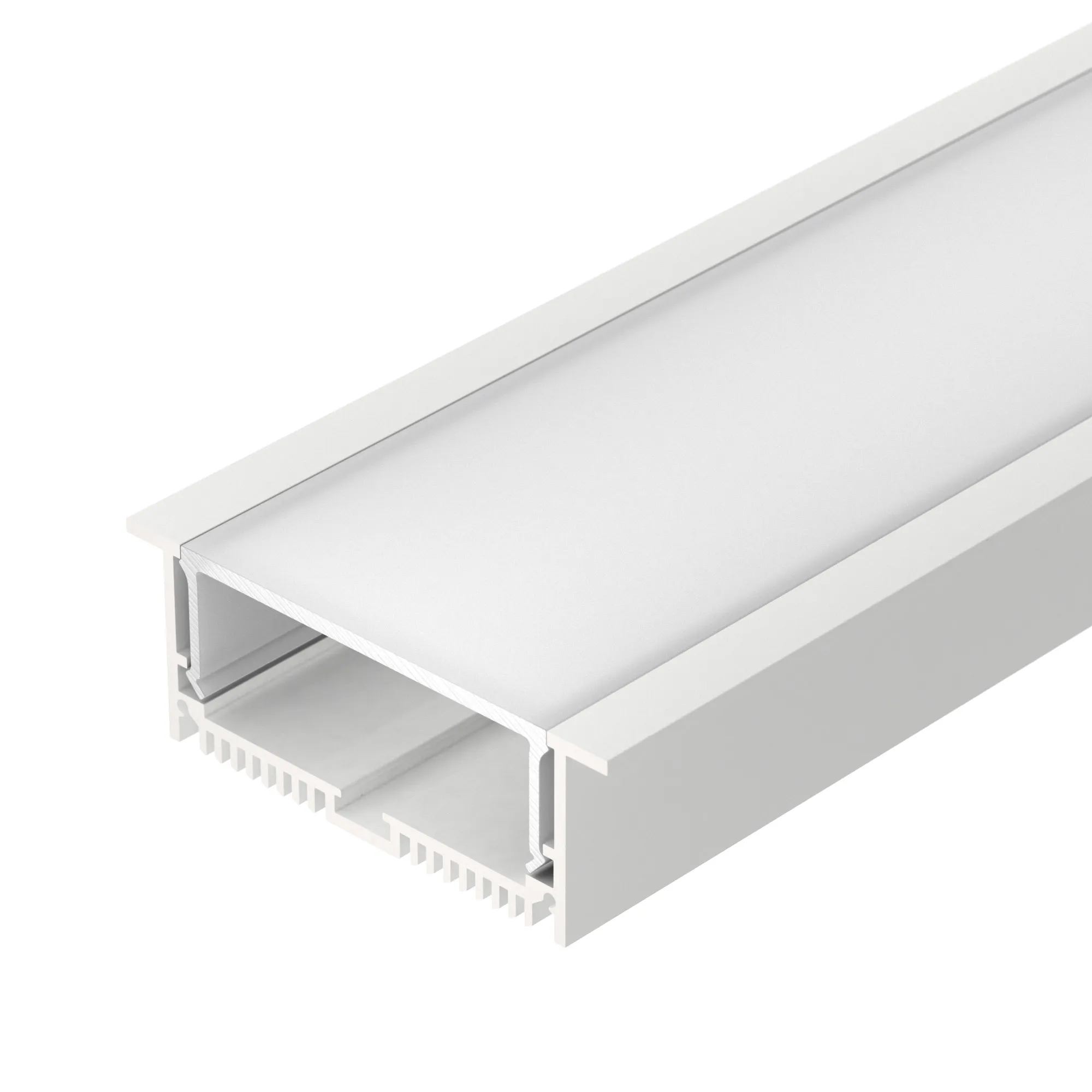 Профиль с экраном SL-LINIA88-F-2500 WHITE+OPAL (Arlight, Алюминий) - изображение товара