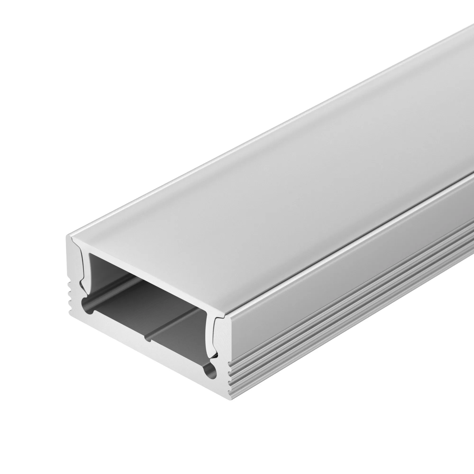 Профиль с экраном SL-SLIM-H7-2000 ANOD+OPAL (Arlight, Алюминий) - изображение товара