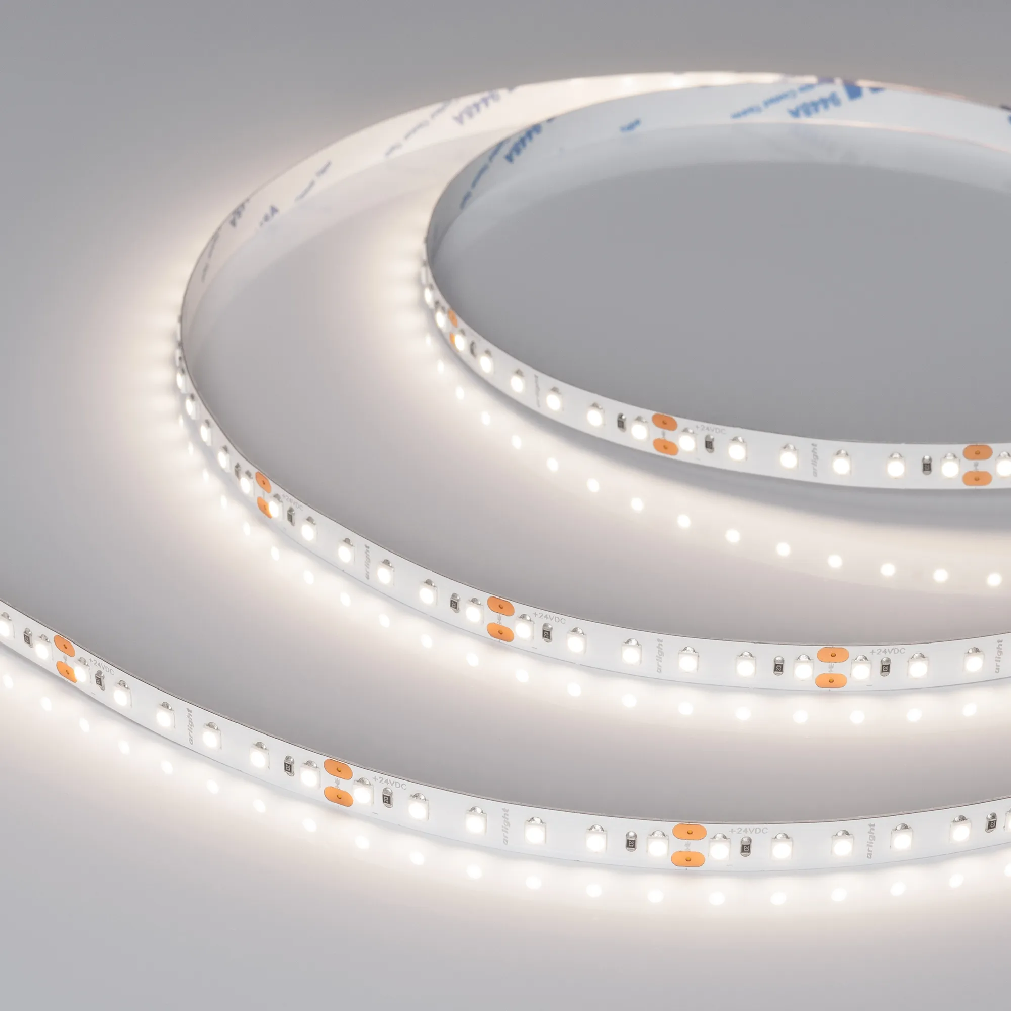 Лента светодиодная NT-A120-8mm 24V Day4000 (9.6 W/m, IP20, 3528, 5m) (Arlight, Открытый)