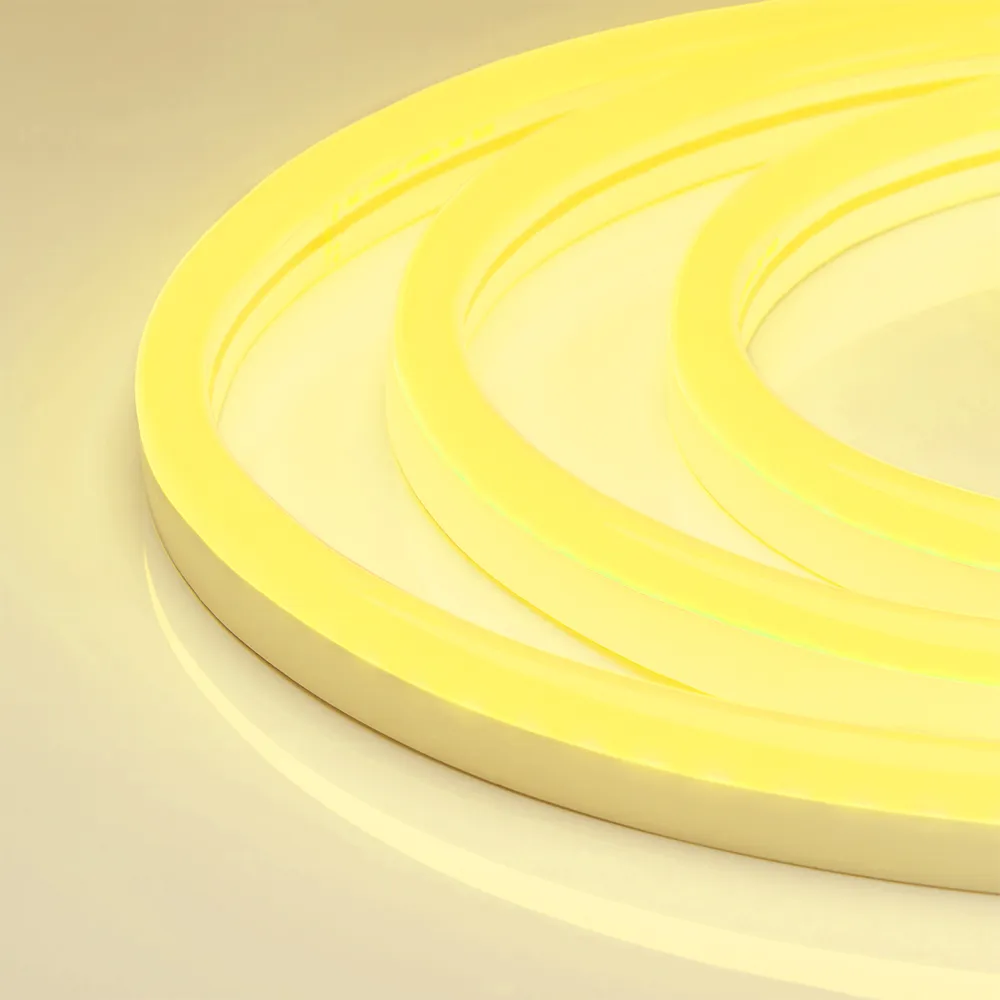 Гибкий неон ARL-CF2835-Classic-220V Yellow (26x15mm) (Arlight, 8 Вт/м, IP65) - изображение товара