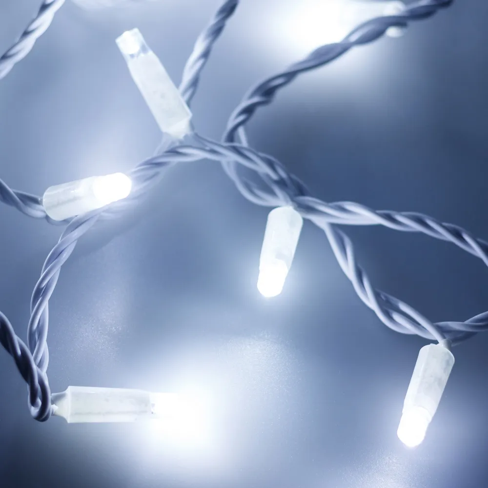 Светодиодная гирлянда ARD-STRING-CLASSIC-10000-WHITE-100LED-STD WHITE (230V, 7W) (Ardecoled, IP65) - изображение товара