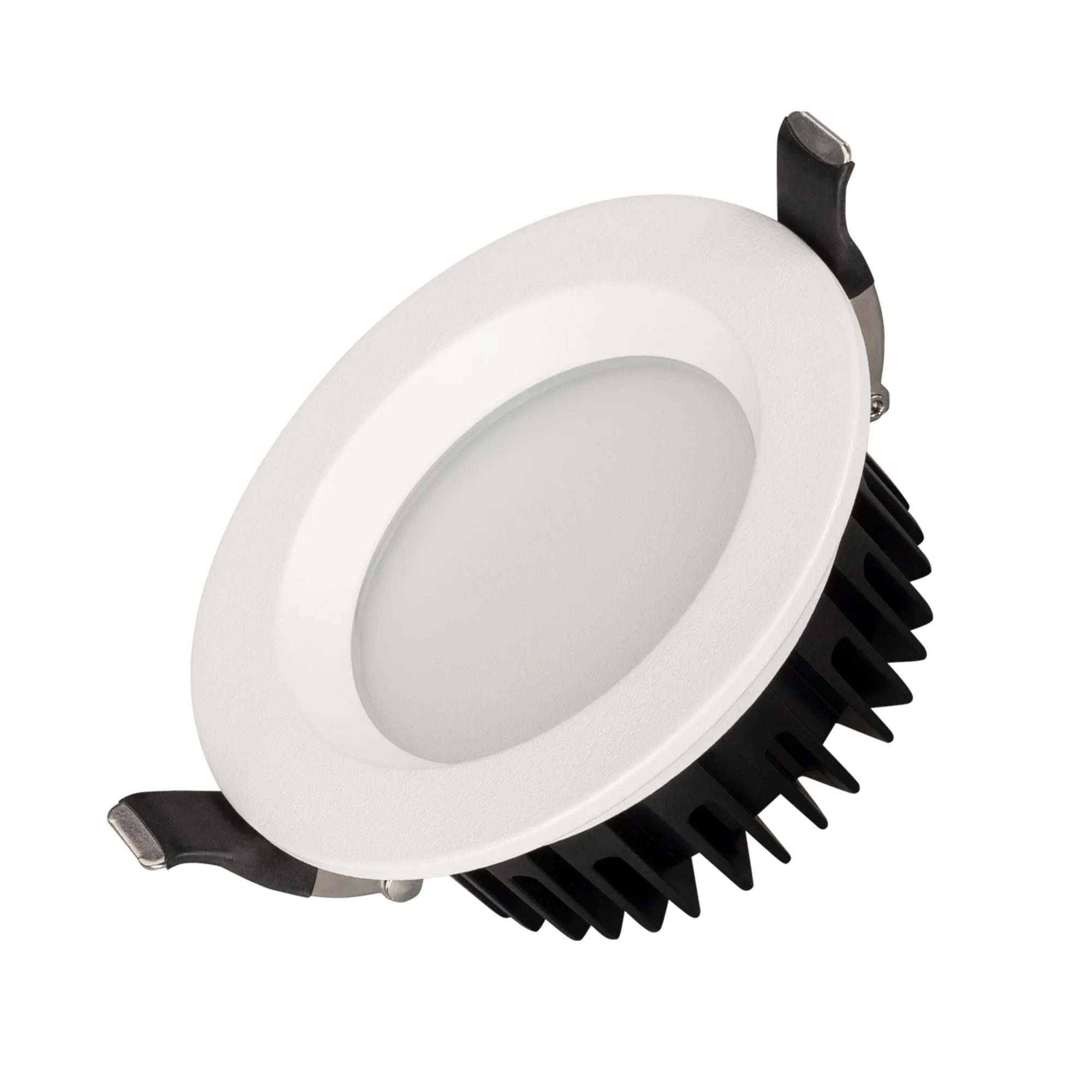 Светильник MS-MIST-BUILT-R105-9W Warm3000 (WH, 110 deg, 230V) (Arlight, IP54 Металл, 5 лет) - изображение товара