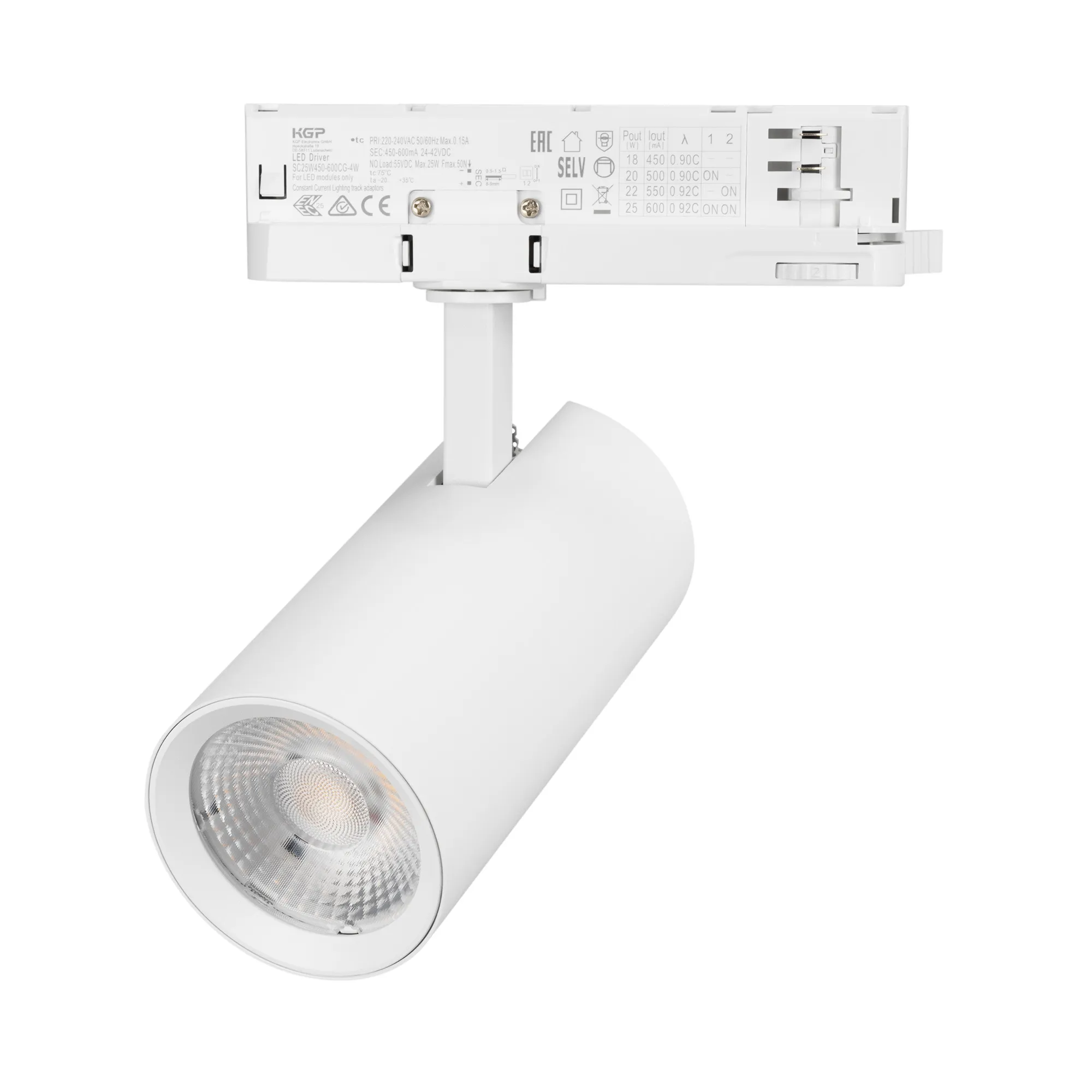 Светильник LGD-GERA-4TR-R74-20W Warm3000 (WH, 55 deg, 230V) (Arlight, IP20 Металл, 5 лет) - изображение товара